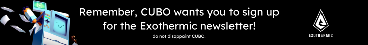 Ad for Exothermic Newsletter